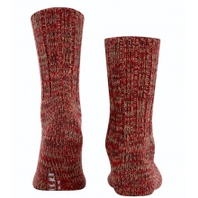 Falke Day Sock Brooklyn Crew (Boot Sock, Chunky Knit Look) Flash Red Men - 1 Pair